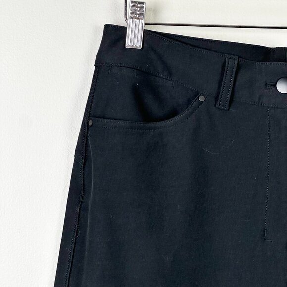 Lululemon City Sleek 5 Pocket High Rise Wide Leg Pants Black - Picture 4 of 12